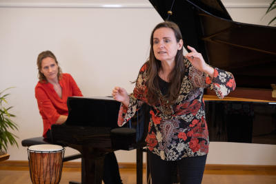 Märchenerzählerin Claudia Edermayer, Pianistin Martina Haselgruber