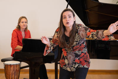 Märchenerzählerin Claudia Edermayer, Pianistin Martina Haselgruber