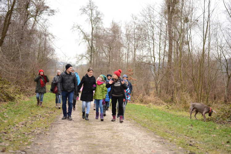 Auftritt Märchenerzählerin Claudia Edermayer im Winter-1